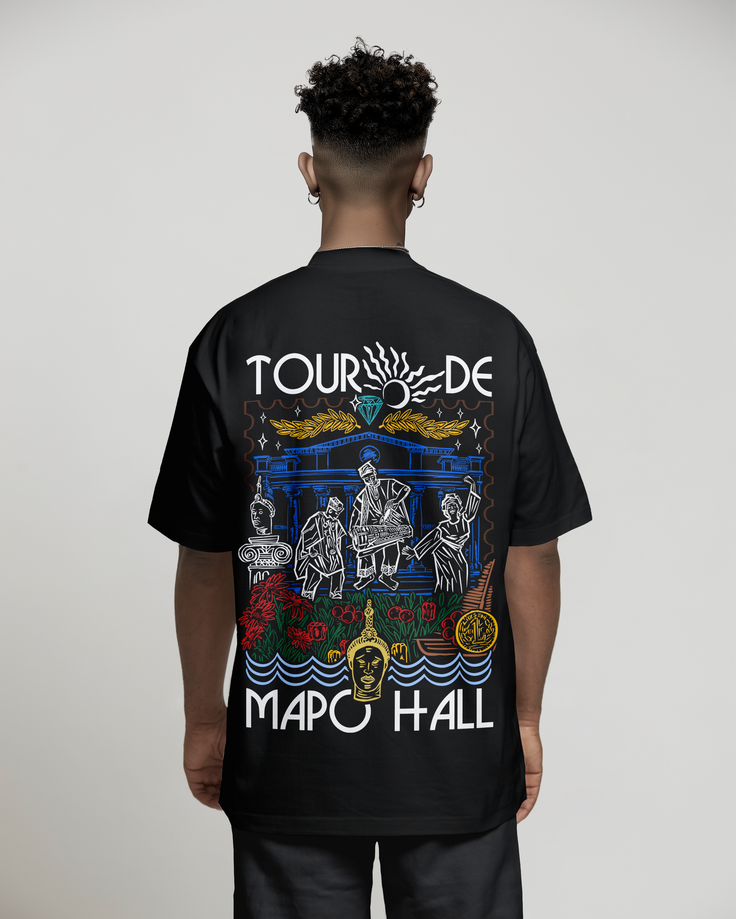 TOUR DE MAPO HALL GOLD ON BLACK