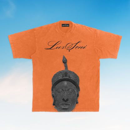 Ori-Ade Black on Orange Tee