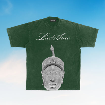 Ori-Ade Silver on Green Tee