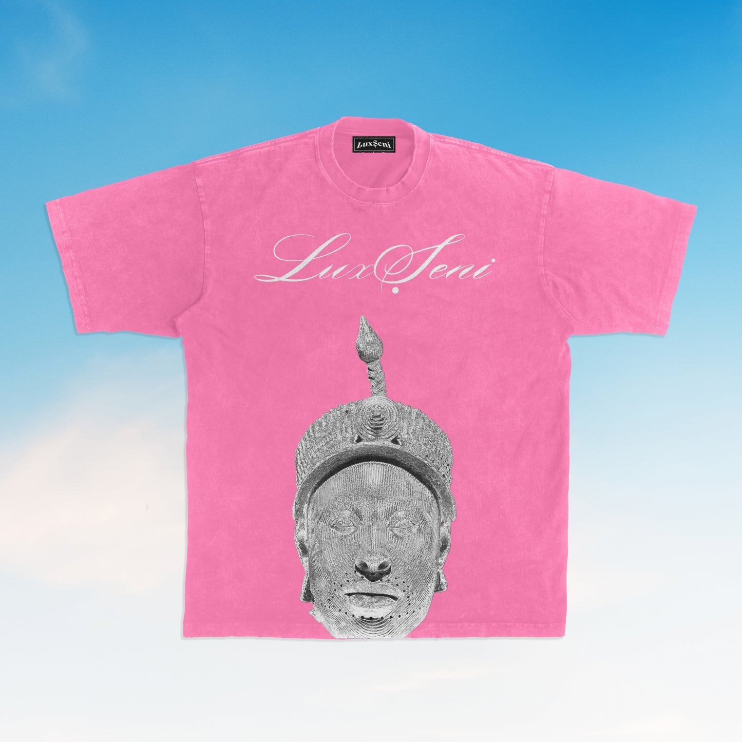 Ori-Ade Silver on Pink Tee