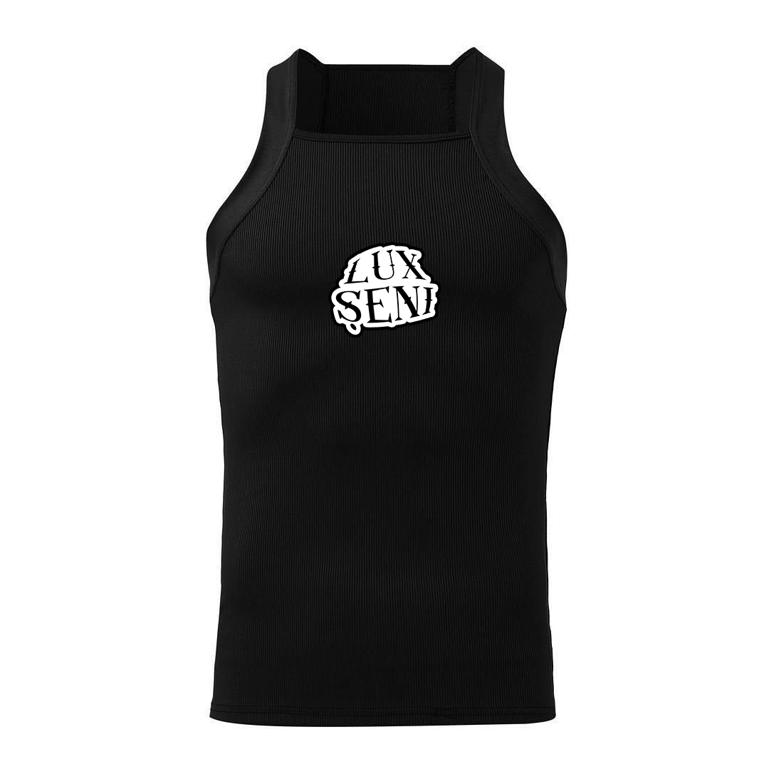 LuxSeni HM24 Black Tank Top