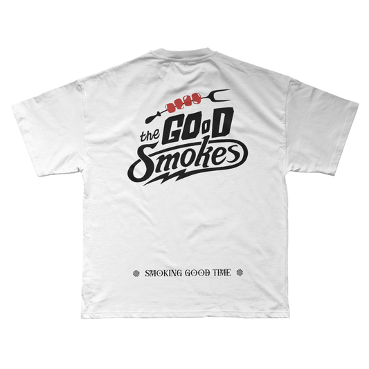 SMOKING GOOD TIME WHITE TEE